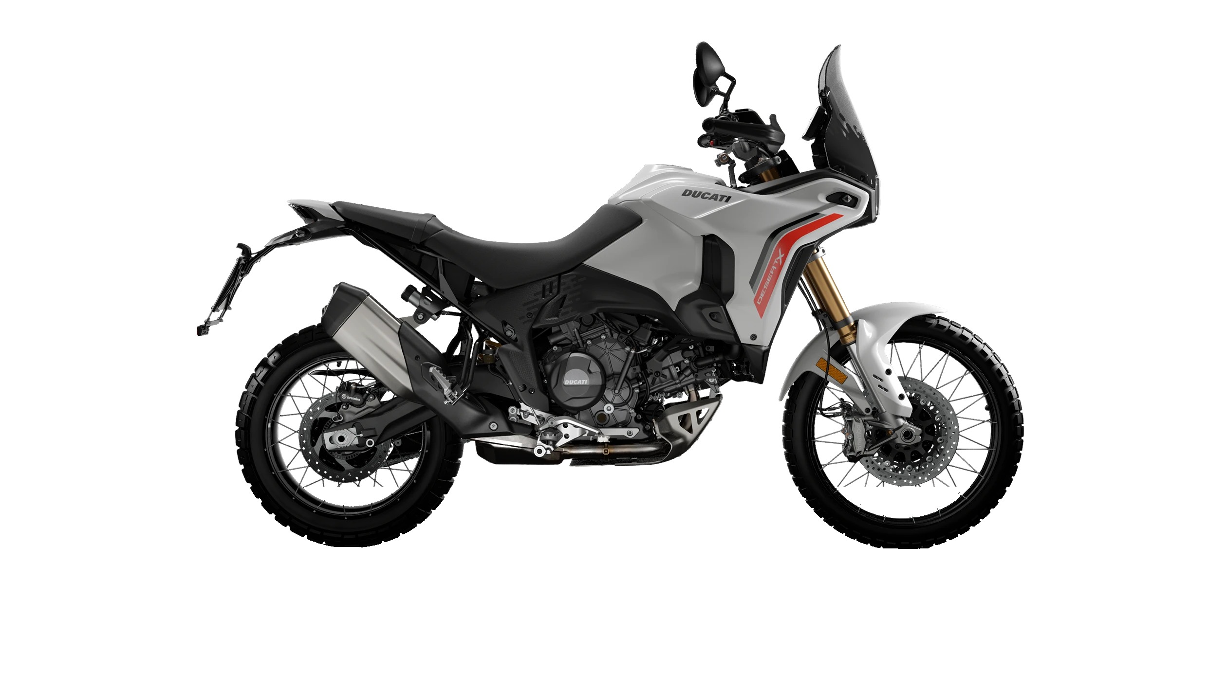 Ducati DesertX V2 side profile