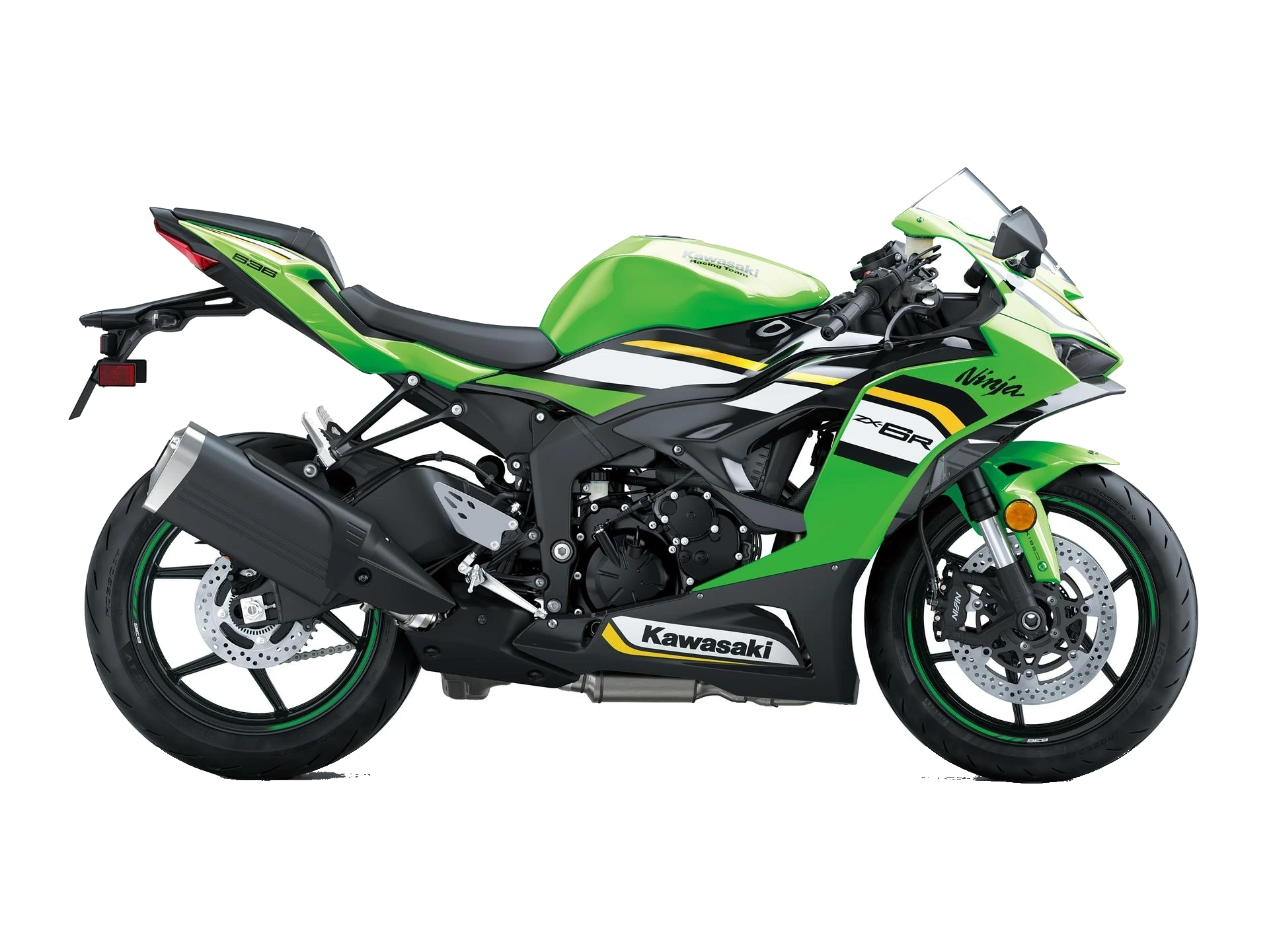 Kawasaki Ninja ZX-6R side profile